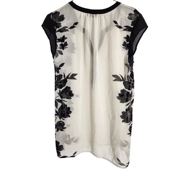 The Limited Floral Print Cap Sleeve Top - Women's Large - Picture 2 of 3